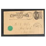 United States 1882 post card