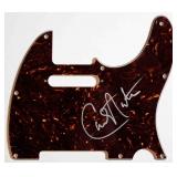 Carlos Santana signed pickguard