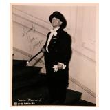 Moe Howard signed portrait photo