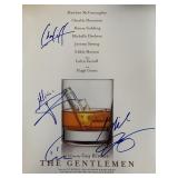 The Gentlemen cast signed mini movie poster