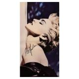 Madonna signed promo poster