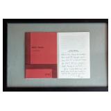 Roger Hedden signed and framed playbook Been Taken