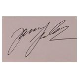 Sopranos James Gandolfini signature slip