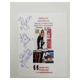 Pretty Woman Shelley Michelle signed card