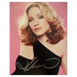 Madonna signed photo