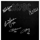 AC/DC Back in Black signed album