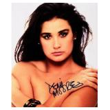 Demi Moore signed portrait photo