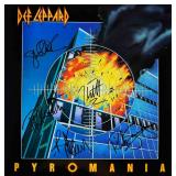 Def Leppard signed Pyromania album