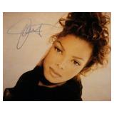 Janet Jackson signed promo photo