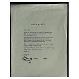 The Buddy Holly Story Gary Busey Signed Letter