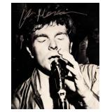 Van Morrison signed promo photo