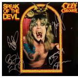Ozzy Ozbourne signed Speak of the Devil Live album
