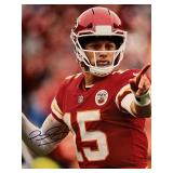 Kansas City Chiefs Patrick Mahomes signed photo