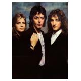 Wings signed album insert poster