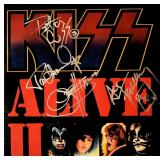 Kiss signed Alive II album