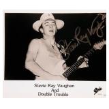 Stevie Ray Vaughan facsimile signed promo photo