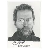 Eric Clapton facsimile signed photo.