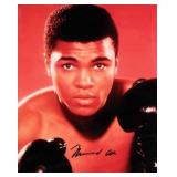 Muhammad Ali signed portrait photo