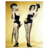 Marilyn Monroe and Jane Russell reprint photo
