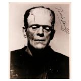 Boris Karloff signed portrait photo