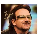 U2 facsimile signed photo