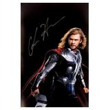 Thor Chris Hemsworth facsimile signed movie photo