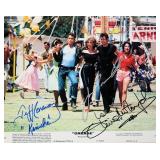 Grease cast facsimile signed lobby card