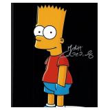 The Simpsons Matt Groening facsimile signed  photo