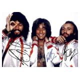 The Bee Gees facsimile signed photo