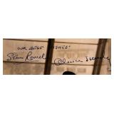 Laurel and Hardy signed movie still photo