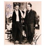 Art Carney and Jackie Gleason signed portrait...