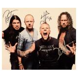 Metallica facsimile signed promo photo