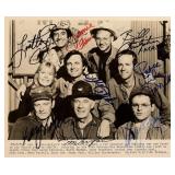Mash cast facsimile signed promo photo