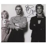 The Police facsimile signed photo