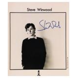 Steve Winwood facsimile signed promo photo