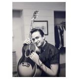 Johnny Cash facsimile signed photo