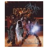 Kiss facsimile signed photo