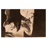 Bela Lugosi signed portrait photo