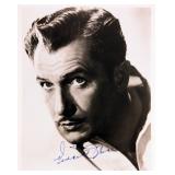 Vincent Price signed portrait photo