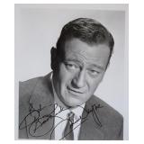 John Wayne facsimile signed portrait photo