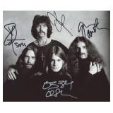 Black Sabbath facsimile signed photo
