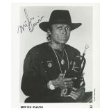 Miles Davis facsimile signed photo