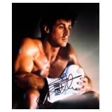 Sylvester Stallone signed portrait photo