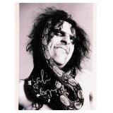 Alice Cooper facsimile signed promo photo