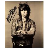 Keith Richards facsimile signed promo photo