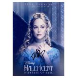 Maleficent Elle Fanning facsimile signed movie...