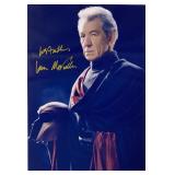 X-Men Ian McKellen facsimile signed  movie photo