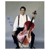 Renowned cellist Yo-Yo Ma facsimile signed photo