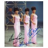 The Supremes facsimile signed photo
