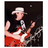 Stevie Ray Vaughan facsimile signed promo photo